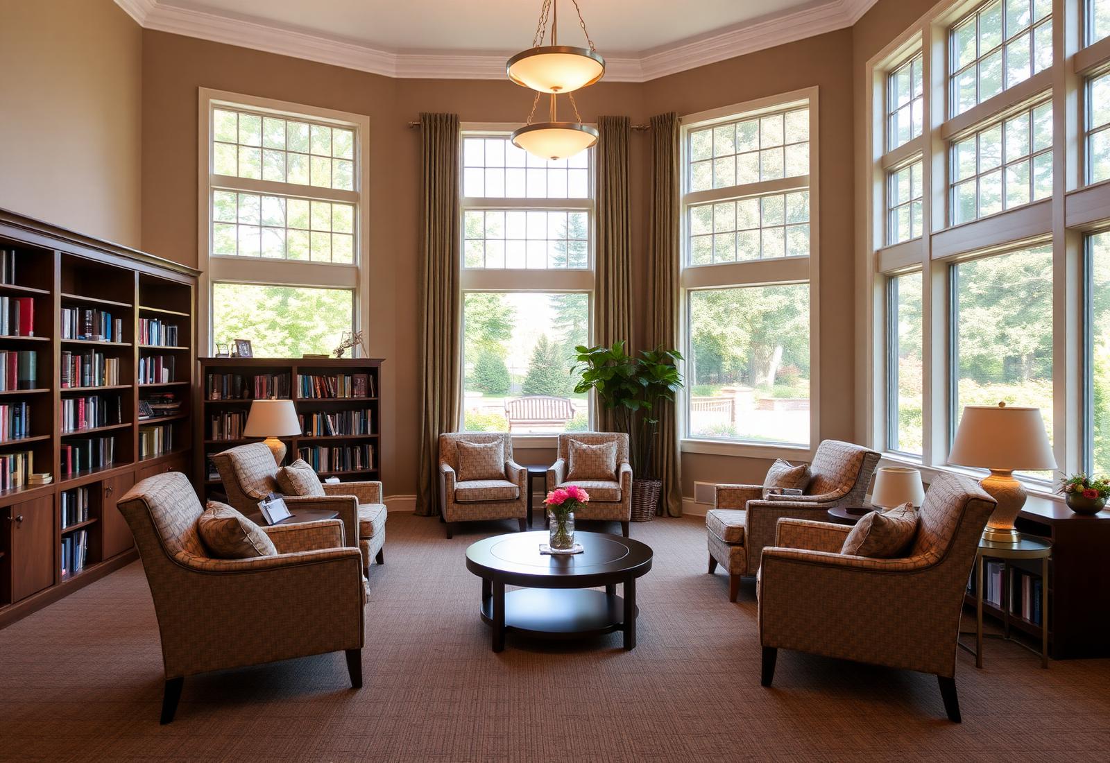 Interior of a senior living community